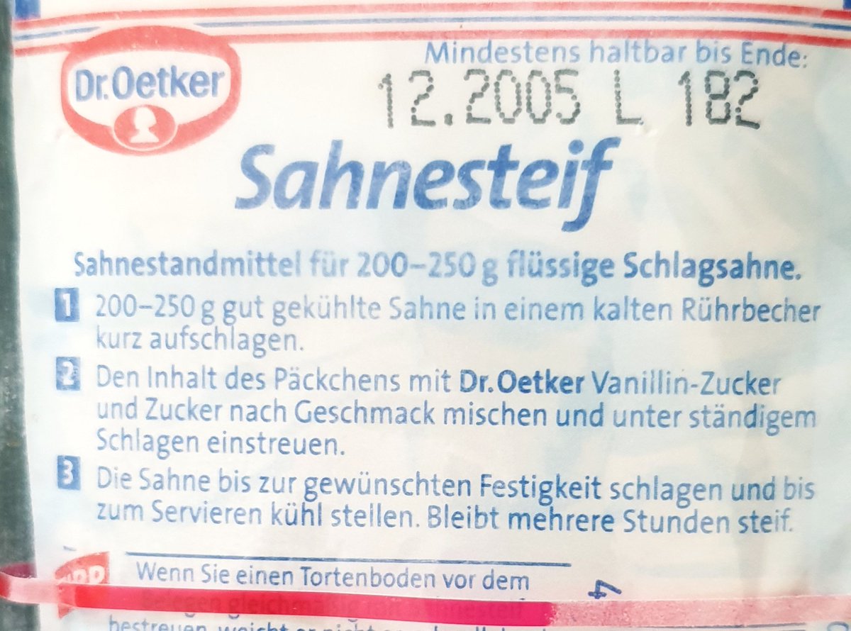IrisSutterG's tweet photo. Just found this in a kitchen cupboard and now feel I should have left it there for its 15th anniversary next year.
#NoFoodie #NoBaker https://t.co/Rpte0aZ6M2