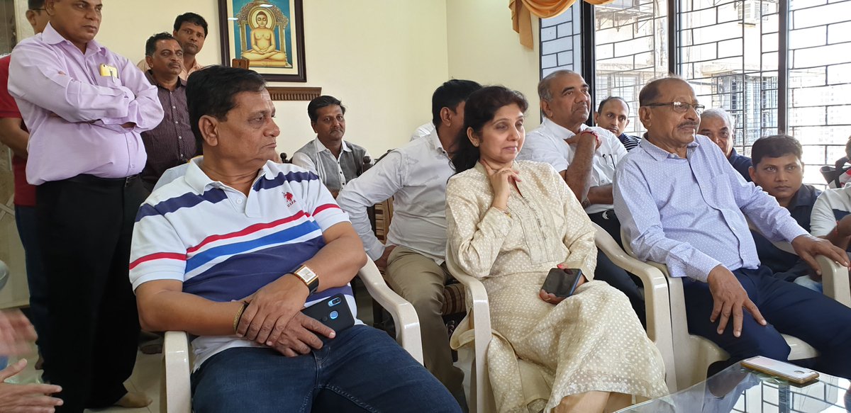 NehalShahBJP's tweet photo. Met residents of Avanti Apartment, Sion with MLA Shri @kishorbhaibjp ji from Vejalpur, Gujarat to campaign for @BJP4Maharashtra @bjp4mumbai + SS + RPI mahayuti candidate @CaptTamilSelvan ji of Sion-Koliwada assembly #MaharashtraAssemblyPolls #MahaMandateWithModi
#DevendraAgain https://t.co/W7dli7Lrbr