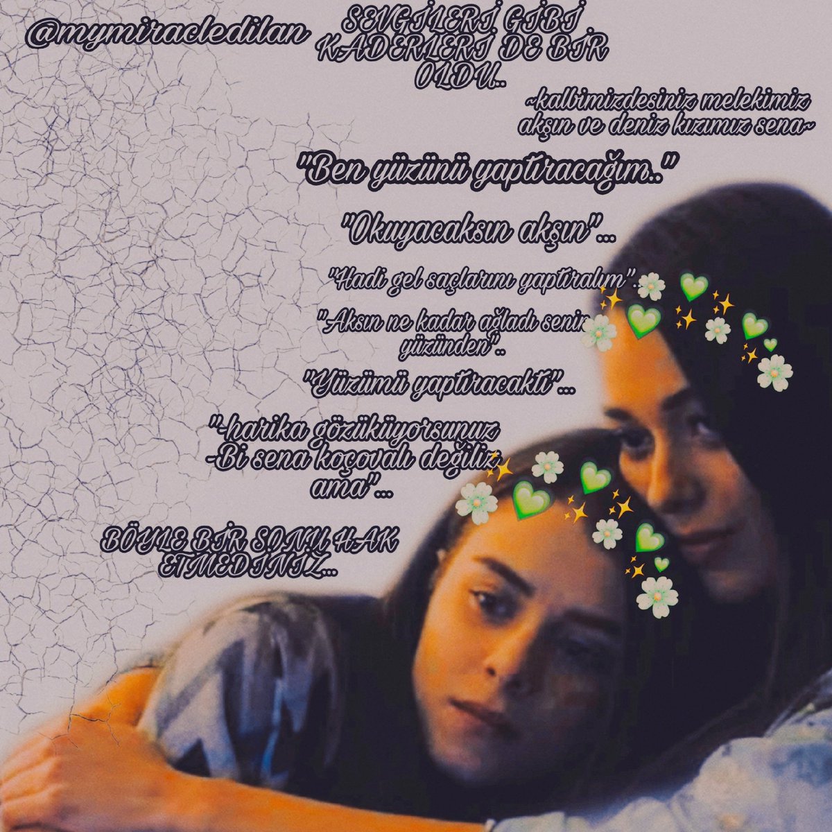 Melek ve deniz kızı..😍💔 <a href="/ilaydalisann/">İlayda Alişan</a>
<a href="/dilandeniiz/">Dilan Çiçek Deniz</a> #ÇukurEvimizYamaçBabamız #dilandeniz #dilancicekdeniz #Dilandeniz #denizkızı #bodrummasali #cukur #tatlikücükyalancılar #dilançiçekdeniz #ilaydaalişan #akinkocovali