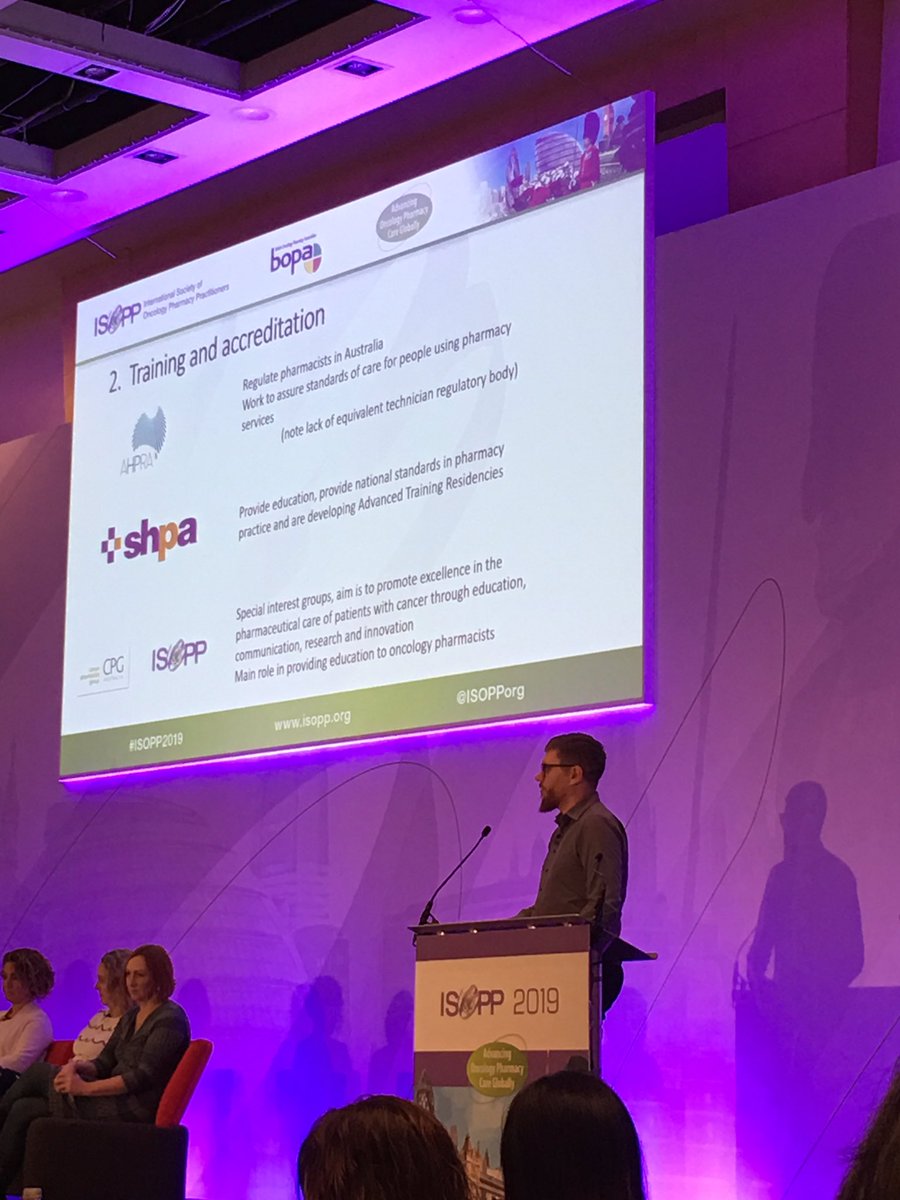 Oncology pharmacy practice in #Kenya and #Australia #ISOPP2019 <a href="/BOPACommittee/">BOPA Committee</a>