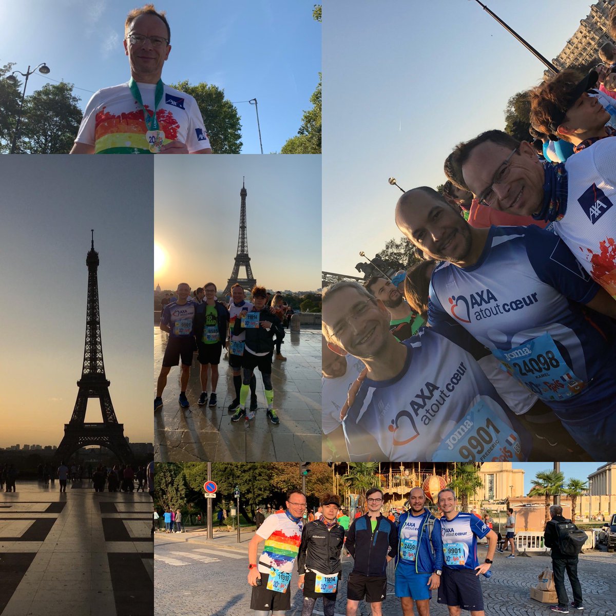 #axa #AXAOctobreRose #axaatoutcoeur #ProudToBeAXA Spéciale dédicace pour <a href="/broncard1/">Valérie Broncard</a> On a couru pour toi👍#20kmdeparis