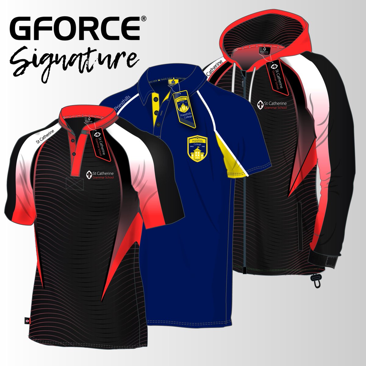 Creating brands for your schools...catch us at the <a href="/SchoolwearShow/">The Schoolwear Show</a> showcasing our new GFORCE Signature range. Pop over to our stand to find out more! #SchoolwearShow