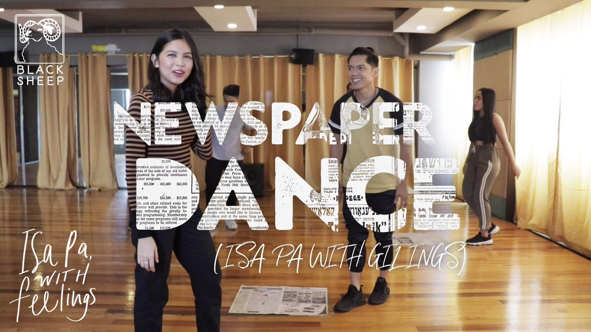 Dahil may sayaw sayaw portion sa #IsaPaWithFeelings, we asked Maine and Carlo to do a dance na alam na alam ng lahat ng tao - ang newspaper dance! Kakayanin kaya nila, Isa Pa... With Gilings? 🤪🖤

WATCH HERE: youtube.com/watch?v=ivwHAi…
