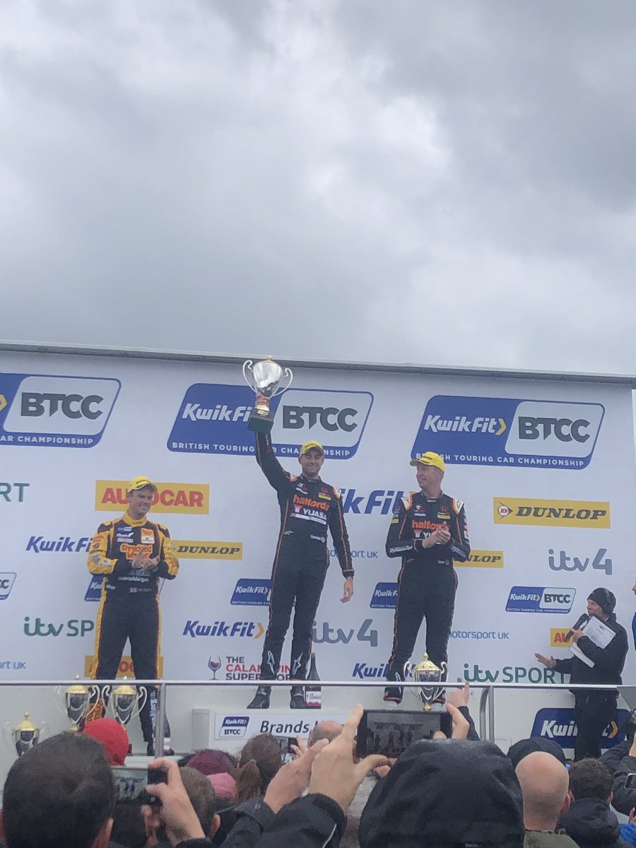 Wow. It’s wide open to the BTCC championship!
Well done to <a href="/DanCammish/">Daniel Cammish</a> and <a href="/MattNealRacing/">Matt Neal</a> - P1 and P2!
And from 12 and 13 on the grid. Outstanding drive. Well done boys!