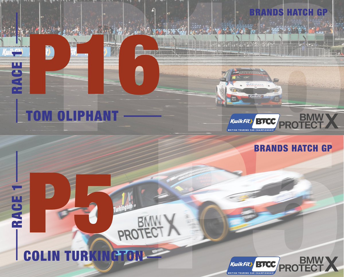 RACE RESULTS.

🏁 P5 - <a href="/ColinTurkington/">Colin Turkington</a> 
🏁P16 - <a href="/Tom_Oliphant/">Tom Oliphant</a> 

Important points gained for Colin in race 1!

Race 2 at 13:55 ⏱