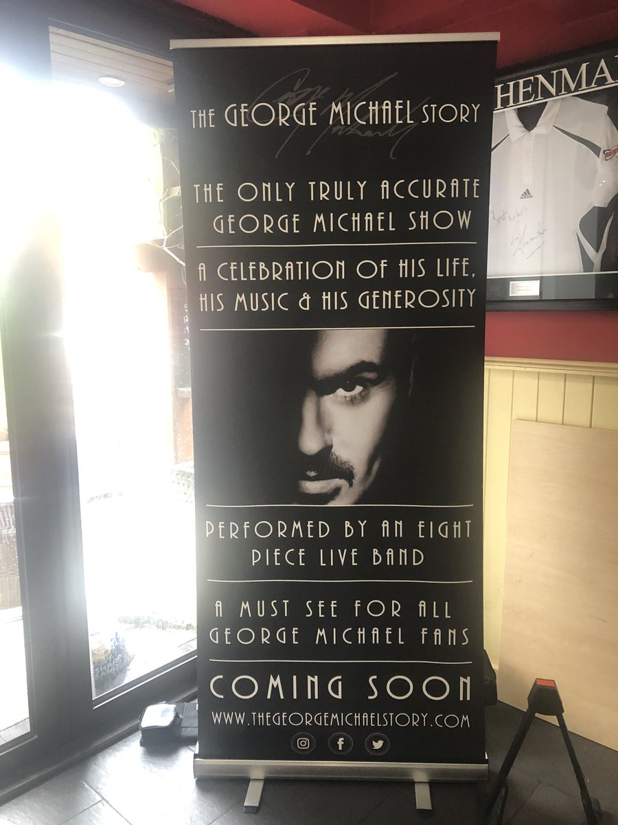 Charity day starts at 2pm today at the bar. #georgemichaelstory at 3:30pm today #eastbourne #charity