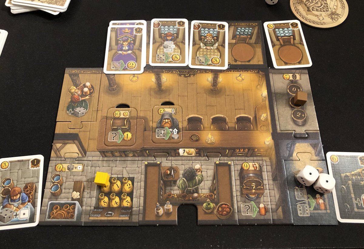 Du coup on a testé Les Tavernes De La Vallée Profonde hier soir, et on a tous adoré 😍 Ce mélange des genres est au final original, une durée raisonnable, plein de choix possibles et plein de rejouabilité en perspective ! Vraiment une bonne découverte 👍 #j2s <a href="/_pixiegames/">PixieGames</a>