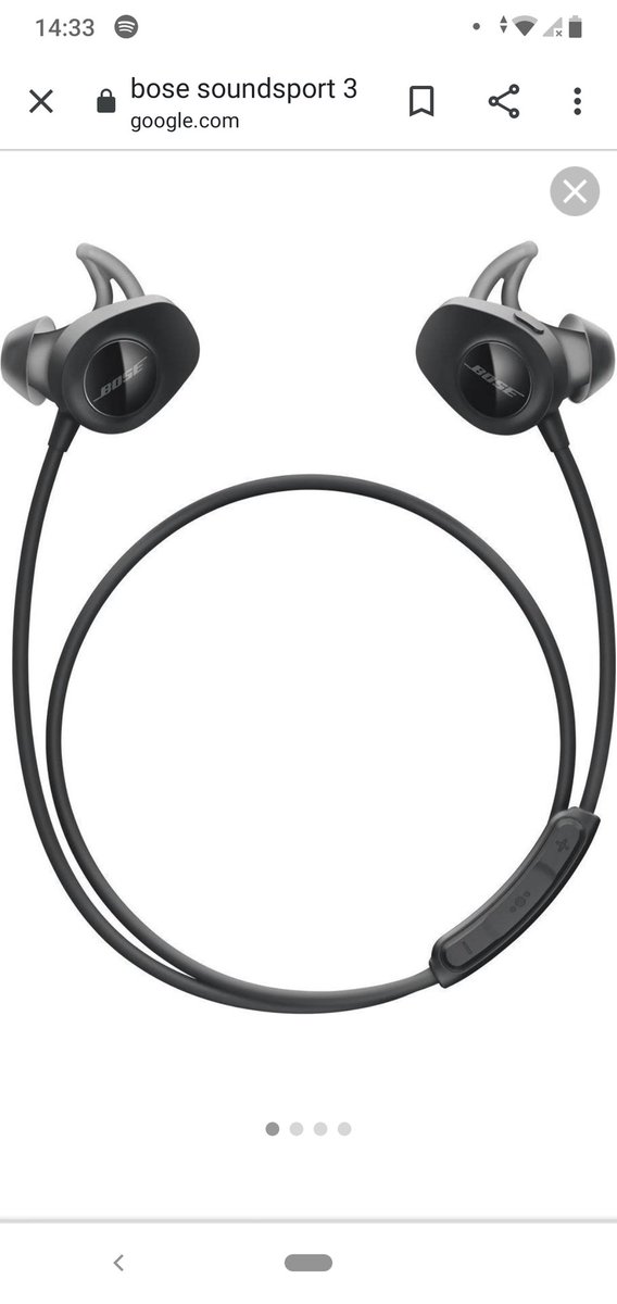 Theopsst's tweet photo. Je vends ces écouteurs d'une valeur de 125 € que j'ai depuis mon d'un ans ils sont très bien pour faire du sport la qualité est excellente je les vends 80€. https://t.co/DYdCnifHGx
