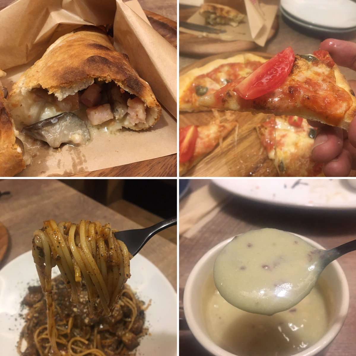 たーちゅー On Twitter 今夜は リモリモ ゴロゴロお野菜の アンチエイジングサラダ カルツォーネ マルゲリータ 黒ごま アラビアータ スープ これだけでも 結構お腹いっぱいになります カフェ ダイニング 宇都宮 宇都宮カフェ 宇都宮