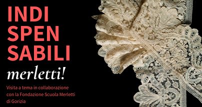 15/10 #IndispensabiliMerletti 👰 a #Gorizia! 
#VisitaGuidata a Palazzo <a href="/Coronini/">Palazzo Coronini</a>, con #brindisi e  assaggio di "Lambertina - Il dolce ufficiale del Merletto Goriziano" 🍰
bit.ly/Indispensabili… #FVGlive