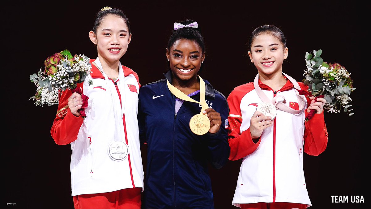 TeamUSA's tweet image. 15.066❗️

BALANCE BEAM GOLD❗️

THE GREATEST OF ALL TIME❗️

#Stuttgart2019