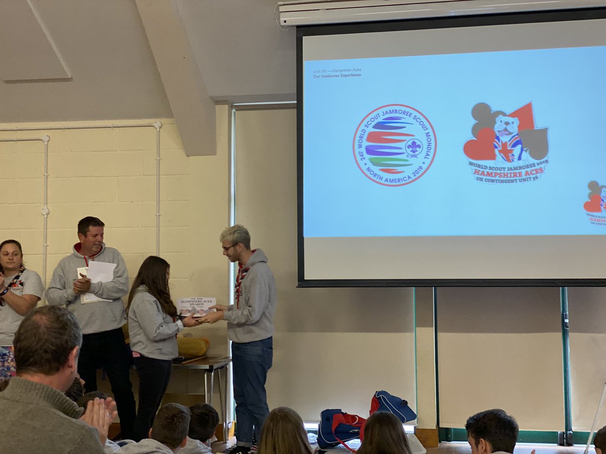 WSJunit56's tweet image. Surprise Awards from our leaders!! Celebrating the development of our unit after 2 years... Jezzers ability to shower, Mollies Ability to lose stuff, we really have grown as a unit!