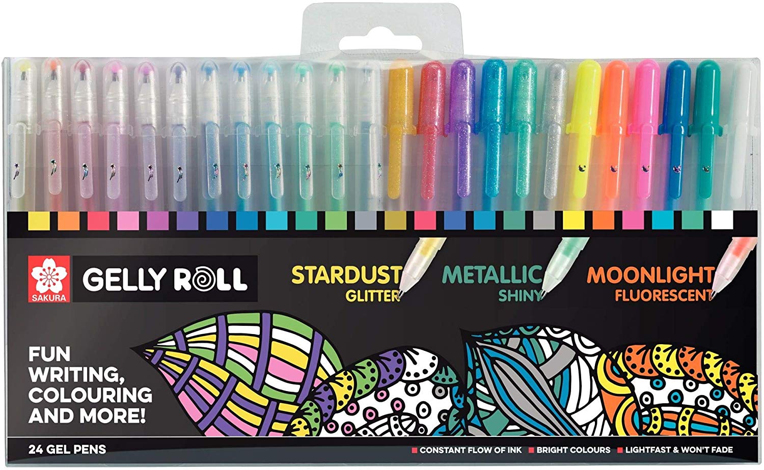 Fun write. Ручки гелевые цветные Gelly Roll sakura18. Набор гелевых ручек (24 цвета). Гелевые ручки Сакура. Гелевые ручки 12 цветов Сакура.