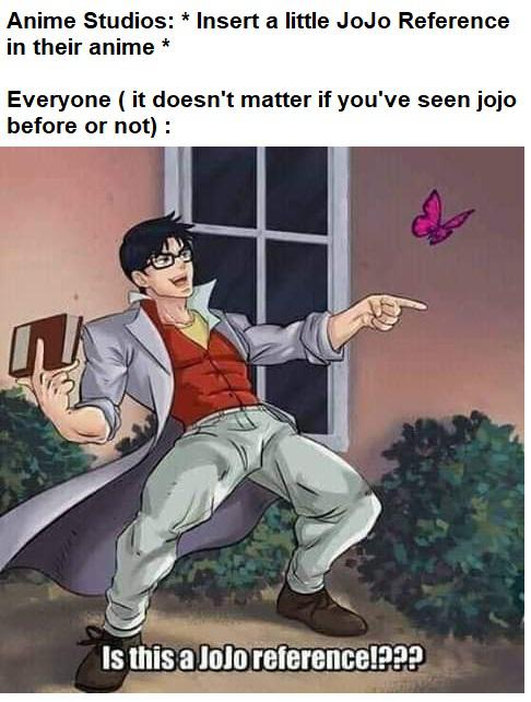 Is This a JoJo Reference?