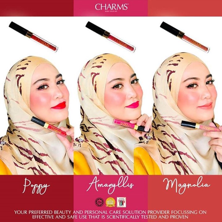 asmahcharms's tweet photo. #Lipcharms, with UV protection, Vitamin E serta glycol (humectant) yang bertindak sebagai pelembap yang menarik air ke bibir yang buat bibir gebu lembap tanpa sebarang suntikan!
#lipsmatte #mungilmungilgebu #solekdanrawat #halaljakim https://t.co/aj7cXwhUL4