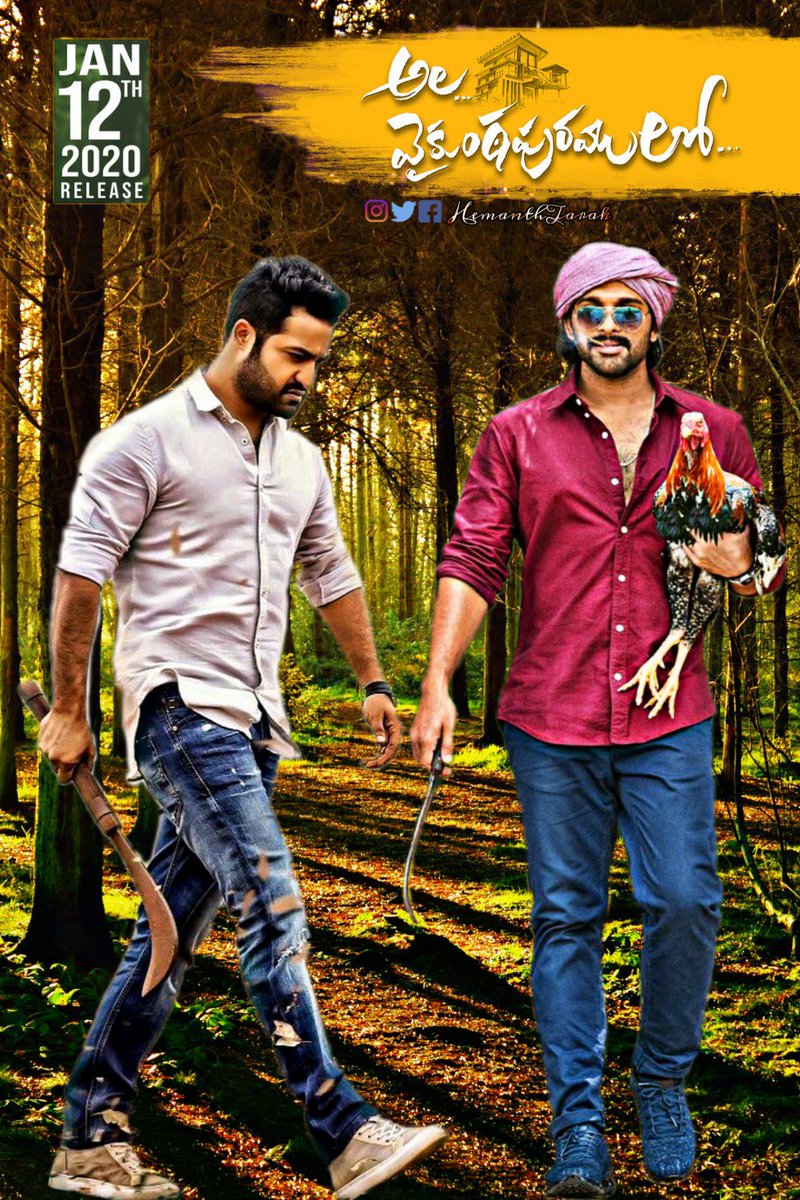 Praveen4ntr_9's tweet photo. #90DaysToAVPLMania
My Full support for #AlaVaikunthapurramuloo https://t.co/lxN7U43H6B