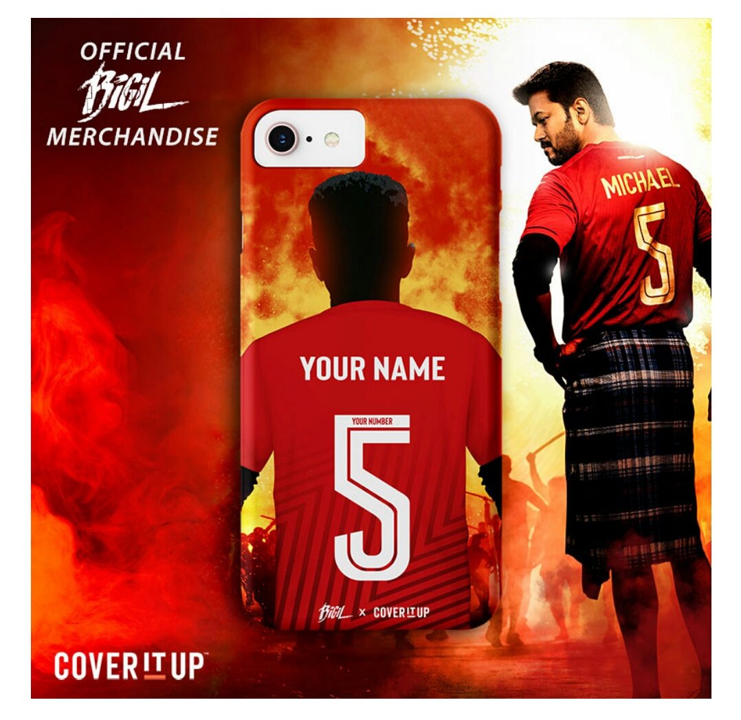 Itz_Venkatesh55's tweet photo. #BigilMerchandise 🔥

Finally Bought 2 Phone Cases #3DCase &amp; #JerseyCase From Our @coveritupindia 😇

Thanks To @agscinemas &amp; @archanakalpathi for Releasing it Official 🙏

Dear Thalapathiyans, Do Check it &amp; Buy, Phone Cases for 300 Phones😇 https://t.co/nwd7DePSHK