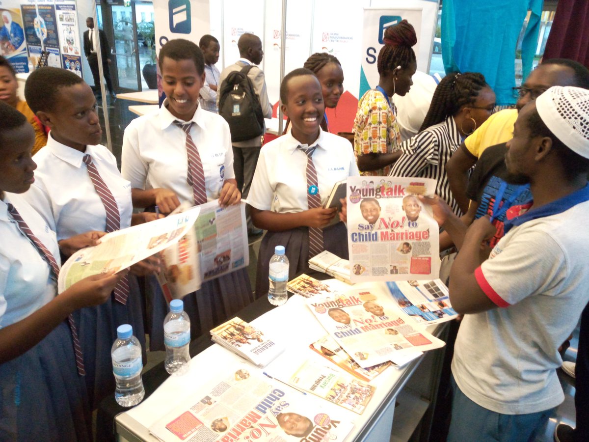 STFUganda's tweet photo. #STFUpdates; #YCA2019 #ItakeLead Young girls of FAWE GIRLS SCHOOL in rwanda expressed their views and needs around SRH issues especially the need of Straight Talk News paper β¦@UNICEFUganda @savechildrenug
@sabrinakitaka https://t.co/pRPg6ZPxT2