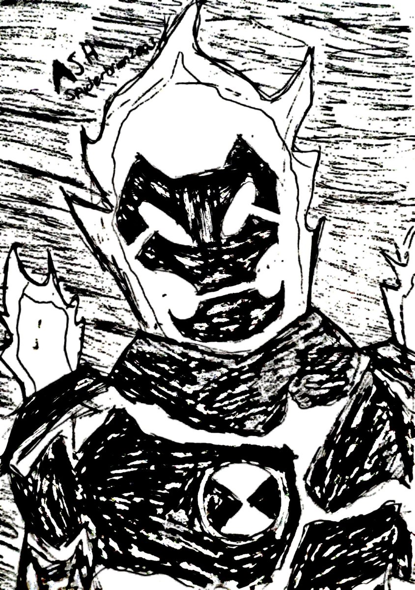 Woah its mr heatblast totally not an old peice I did oops.
#inktober #inktober2019 #inktoberday13 #ash #inktoberash #ben10 #ben10art #heatblast #heatblastart #art #traditionalart #fanart #drawing #fire #ailen #cartoon #CartoonNetwork