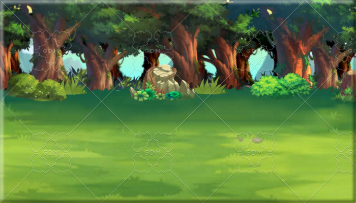 2d forest background