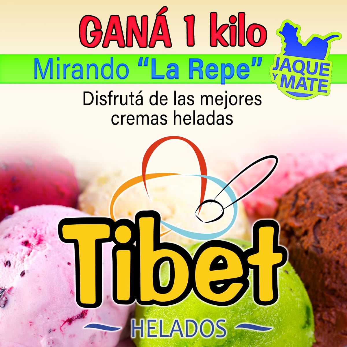 jaqueymateok's tweet photo. #Programa150
⚠️ ¡Hoy no te pierdas la repe! ⚠️
Desde las 23 hs por Somos La Plata reviví la nota con Antonio Ríos
Además, TIBET te regala 1 kilo de helado. Para participar por el premio ⬇️
⏩ Seguinos
⏩ RT esta publicación
#AntonioRíosPorJyM https://t.co/ySFxeAlmuy