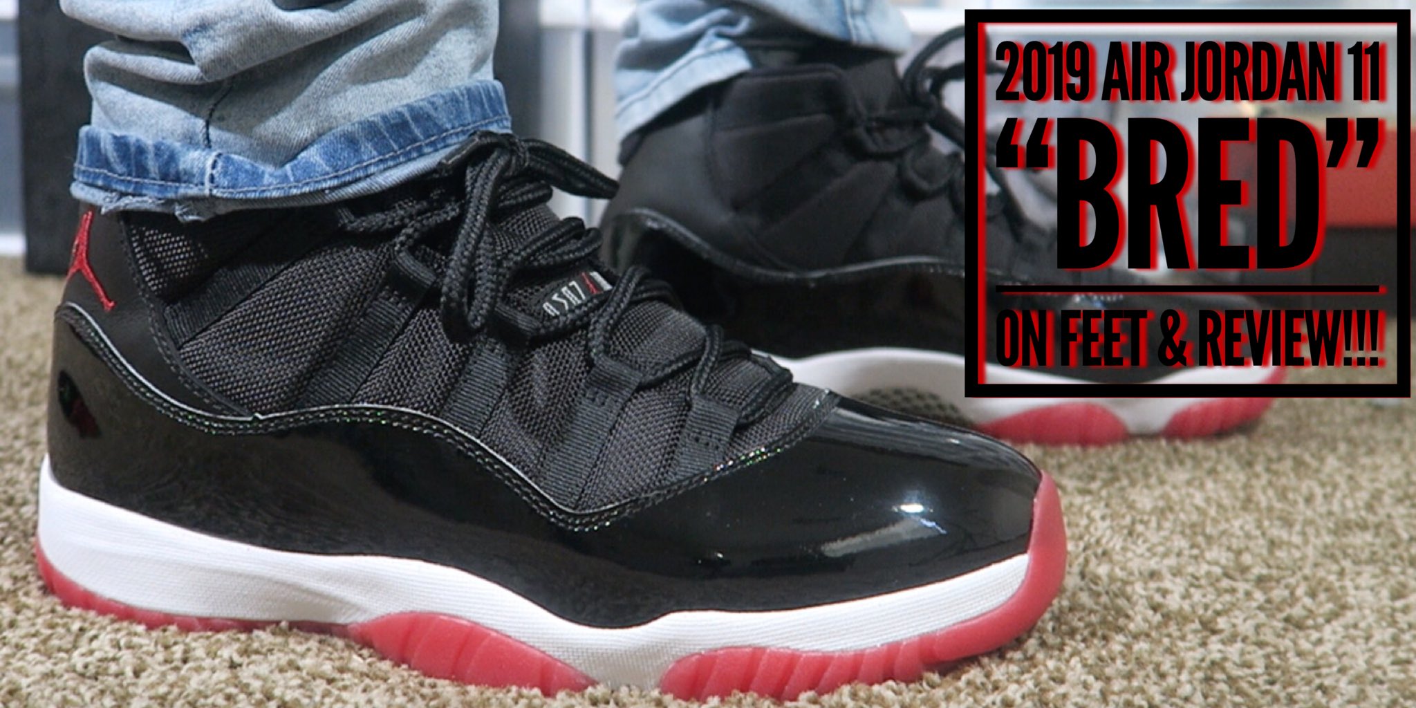 Bred 11 on feet hot sale