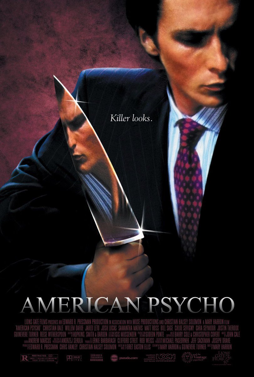 Recommended pairing options for THE BANKER.AMERICAN PSYCHOHARD TARGET10 TILL MIDNIGHTFEAR CITY
