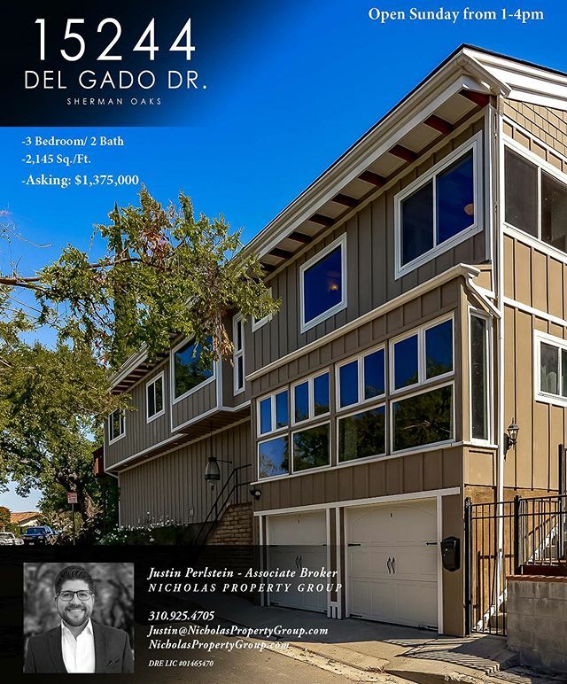 JustinPerlstein's tweet photo. New Listing Sherman Oaks - Open Sunday 1-4pm - 3 bed/2 bath - $1,375,000 - https://t.co/fgDFDezgqU

Amazing opportunity to own this beautiful Custom 3 bed/4 bath, 2,162 sq/ft home in the exclusive Sherman Oaks hills south of the Boulevard. Situated on a… https://t.co/8St3zmt3LN https://t.co/wbWUeOgHEw