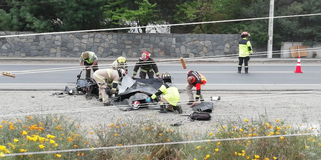 #Doñihue Bomberos despacha a 10-4 Ruta H-30 Sector Isla Chica Unidades R-1 R-2 Colisión de motocicleta con vehículo particular 

7-3(fallecido) en el lugar
<a href="/infoemerancagua/">información emergencias Rancagua</a>