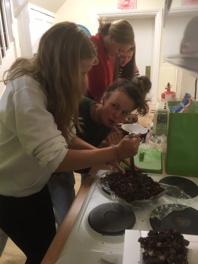 DCSFawleyHouse's tweet photo. So it didn’t work out quite as planned... we won’t be entering Bake Off anytime soon #presentationfail #butittastesnice https://t.co/w9GXfUWzSw