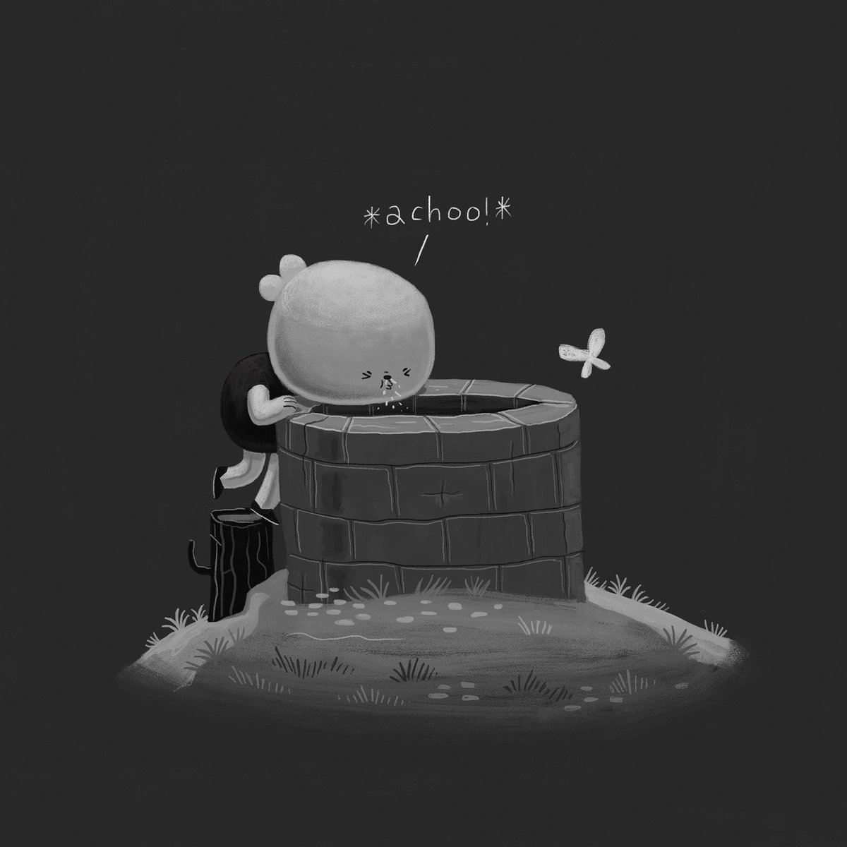 DanielHShaffer's tweet photo. BlEesSsSs YoOoUu
.
.
#illustration #comics #halloween #ghost #painting #danielshaffer https://t.co/yDETygCirb