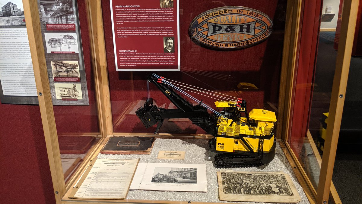 KomatsuMining's tweet photo. The @GrohmannMuseum at @MSOE is featuring some of the biggest engineering marvels as part of a “Magnificent Machines of Milwaukee" exhibit and we are honored to be included. Learn more: https://t.co/moq5CQnksU #komatsu #msoe #grohmannmuseum #mining https://t.co/ogiAg2RgCp