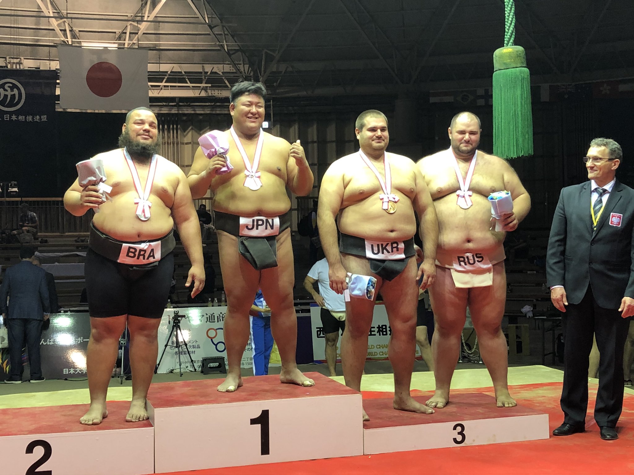 Tnkyk Sumo 19 世界相撲選手権大会 重量級決勝 T Co Acnggrkm3a 優勝 五十嵐 敦 日本 T Co Eleb3dxpon Twitter