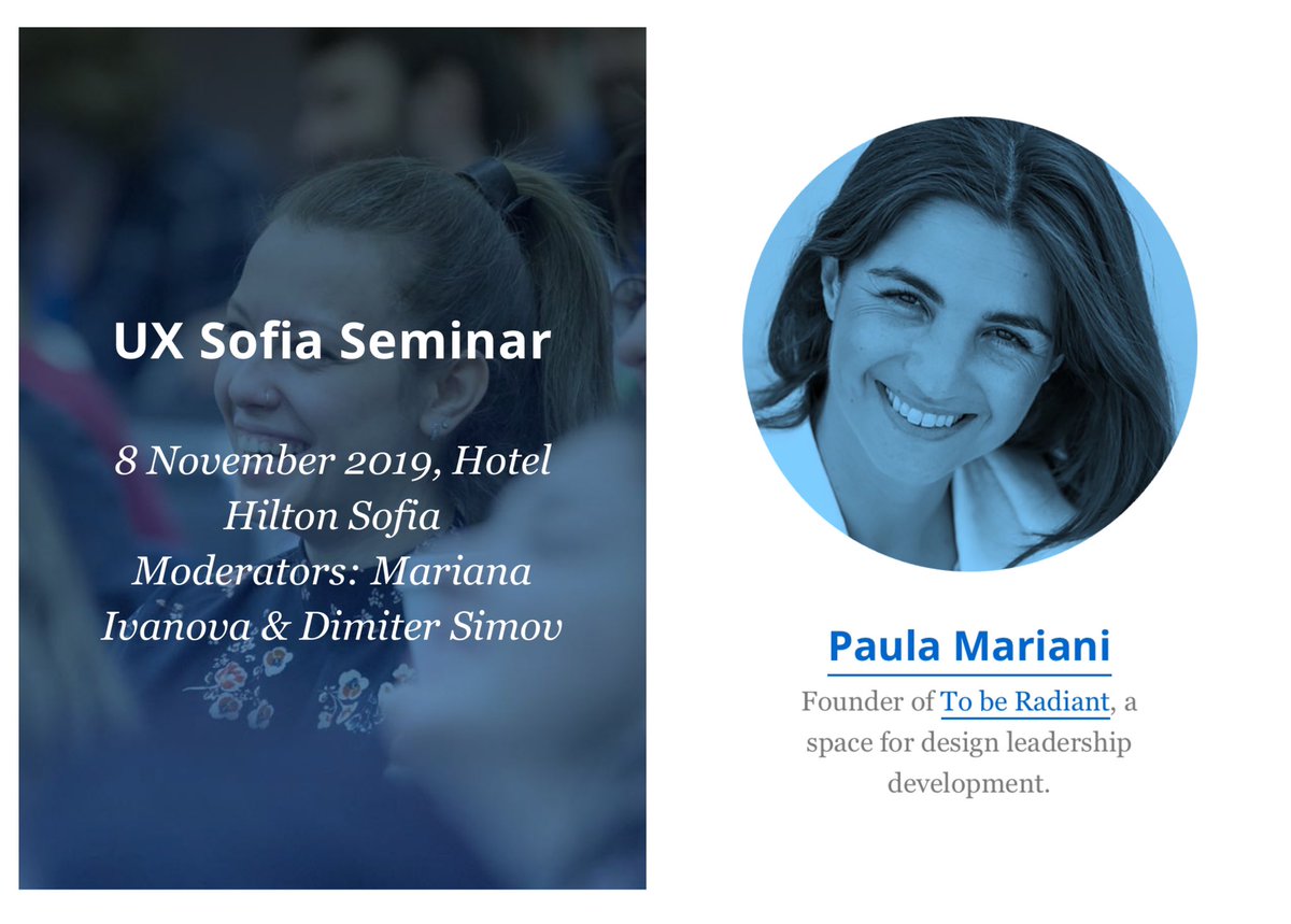 luchomariani's tweet photo. Proud to see @priani as a UX Sofia Speaker ! https://t.co/DO707ebXFp https://t.co/6fp6k2swkK
