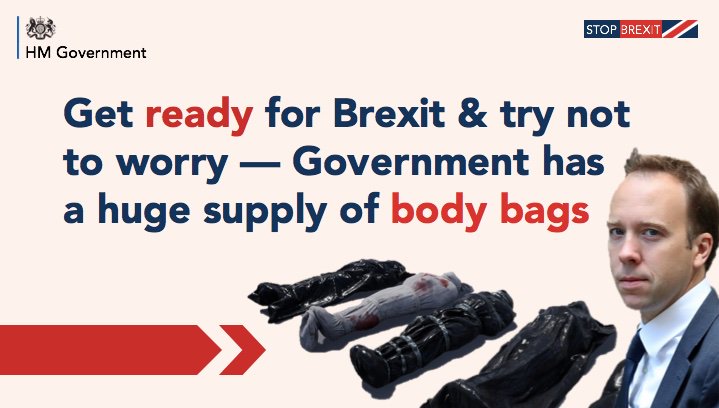 On the subject of survival, let's not lose sight of the fact that due to medicine shortages, Johnson's  #Brexit is a major threat to the survival of those reliant on difficult-to-procure-or-store medicines. #GetReadyForBrexit not happening on Oct31st