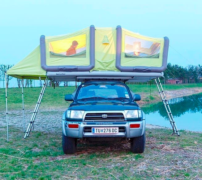 aldi 4 personen zelt Sandora 4-Personen Kuppelzelt grau 250 x 300 x 130 cm Sport & Freizeit GBR System Markise Funkfernbedienung (2026) zum Size:8' Porch for 14x16 Tent