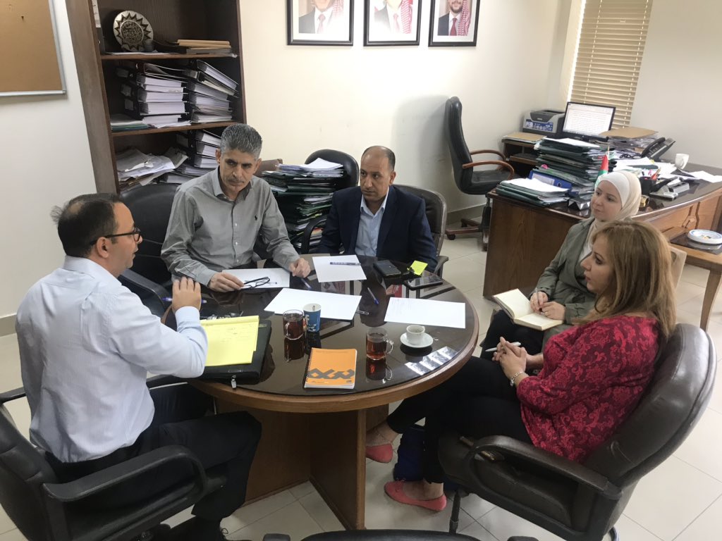 jotransparency's tweet photo. A consultative meeting with JIACC officials @Jor_jiacc ...  It was a good meeting, agreed to move on with our planned awareness sessions for JIACC staff, kicking off next week.
@uncaccoalition @returningassets @StolenAssets @searmali @RANAMALHIS https://t.co/xX1wUcErxa