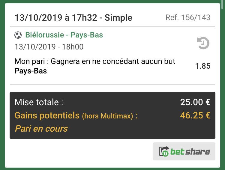 SknurtBetting's tweet photo. ๐ฃ Mes Picks de 18h !
#Euro2020Qualifiers๐ช๐บ
#NEDNIR ๐ง๐พ ๐ ๐ณ๐ฑ
๐ Promes buteur โข 2,72 | 1,5%
๐ ๐ณ๐ฑ sans encaisser โข 1,85 | 2,5%
#CHYRUS ๐จ๐พ ๐ ๐ท๐บ
๐ Dzyuba buteur โข 2,10 | 2%
Combinรฉ ๐
๐ Russie + Pays-Bas โข 1,83 | 2,5%
โป๏ธ si tu suis & โค๏ธ si tu soutiens ๐๐ป
#TeamParieur https://t.co/RhJdsiCvJX