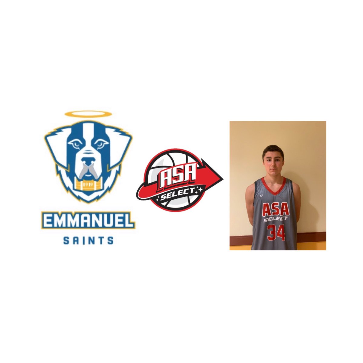 ASAHoopsNation's tweet image. Andrew Yosinoff, Assistant Athletic Director, of Emmanuel College was thoroughly impressed with C/0 2021 Jake Gomez 6’5” (Weymouth HS) today. #GoSaints #ASAHoopsFamily