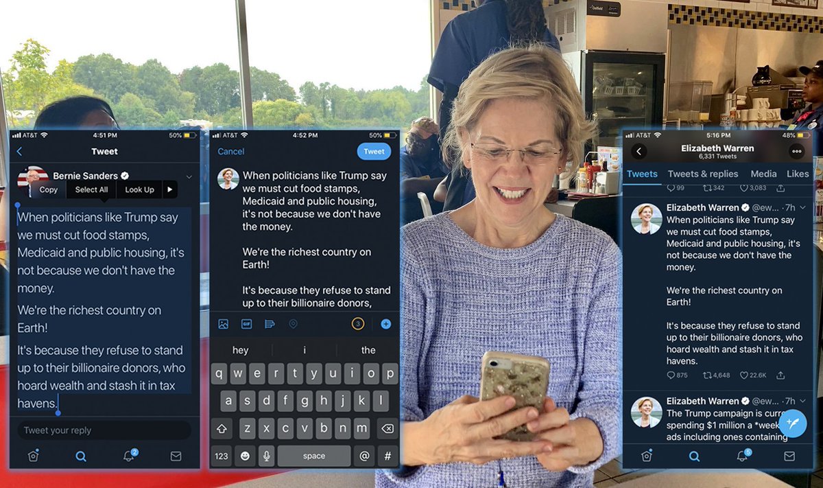 ALizardBotW's tweet image. Just one example of the original thinking and original policy that my team of very original policy makers has come up with.