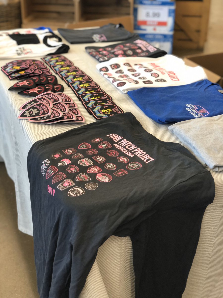 We are here!  Come get your #PinkPatchProject gear TODAY!  You will find us <a href="/HyVee/">Hy-Vee</a> in Stonybrook. #OPD pink patches and #K9 patches available!