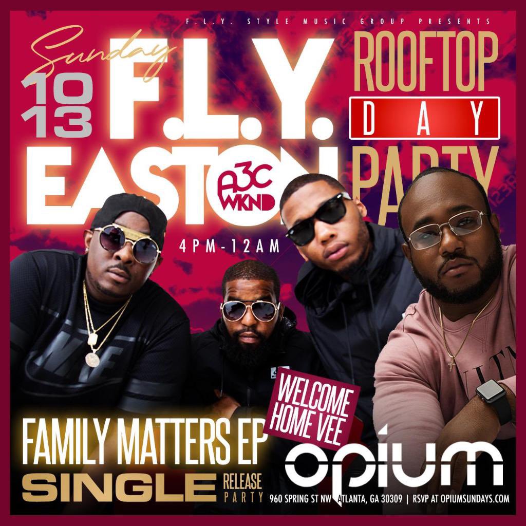WE_R_FLY's tweet image. If you missed last night at GHOST BAR ... WE BACK AT IT AGAIN TODAY AT 4pm MEET US ON THE ROOFTOP AT OPIUM . Welcome Home Vee @Vee_FLY9 &amp;amp; Family Matters Ep Release Party #undefeated #fyc #firstdayhome #swagsurfin #FamilyMatters @WE_R_FLY x @Only1Easton