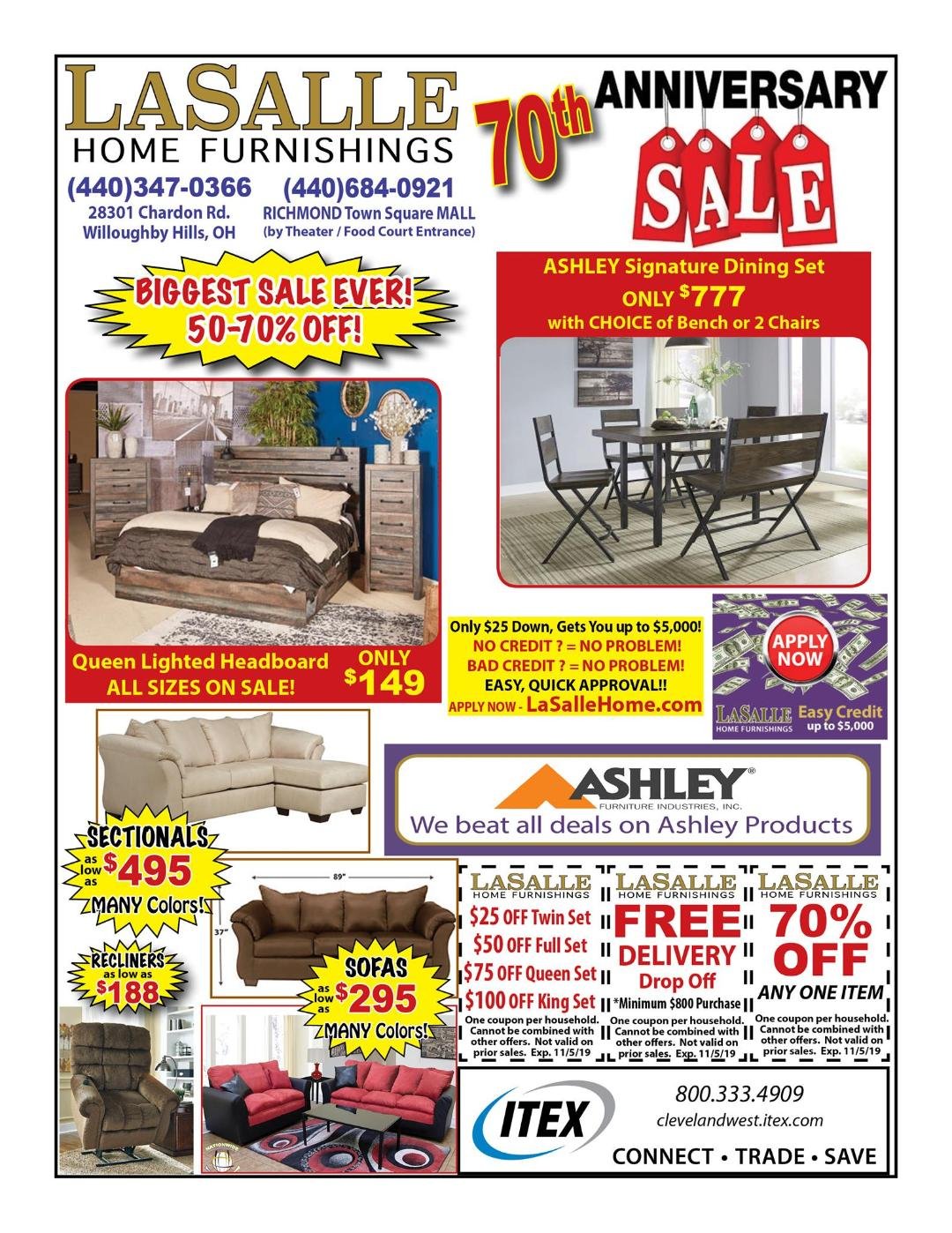 Lasalle home sale furnishings