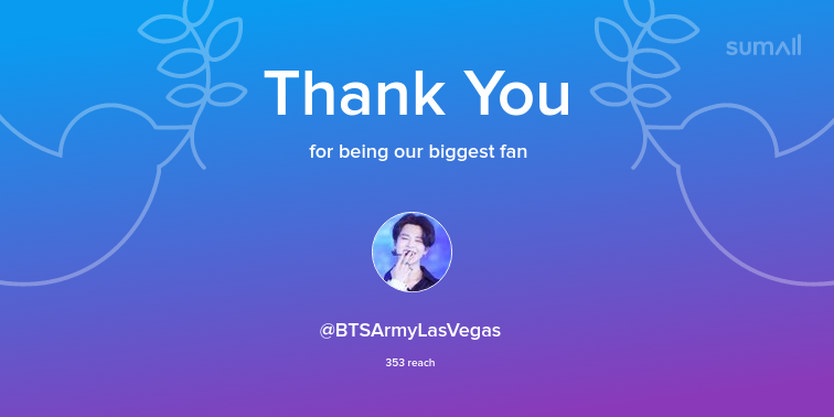 MoongiLoves's tweet photo. Our biggest fans this week: BTSArmyLasVegas. Thank you! via https://t.co/PvUJnOE4z3 https://t.co/8TrnAdhQOn