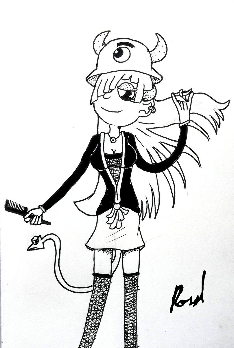 JoJoRousselin's tweet photo. Inktober 2019 Day 13: Ash ๐ฉโ๐ฆณ
Does "Ash blonde" counts? ๐
https://t.co/e3PaliJk3U
#Inktober2019 #Inktober #27PM
@27PM https://t.co/aMZetoucYl
