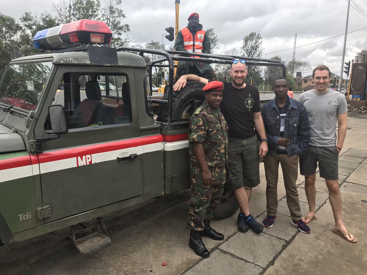 2019Seventh's tweet photo. Goodbye Kenya, hello Tanzania! Our 8 hour journey was shortened thanks to an escort from the Tanzanian Peoples’ Defence Force, allowing us to get through the traffic with no issues. Kit prep and briefing this afternoon and we start the walk tomorrow. https://t.co/ogL70S6VpX