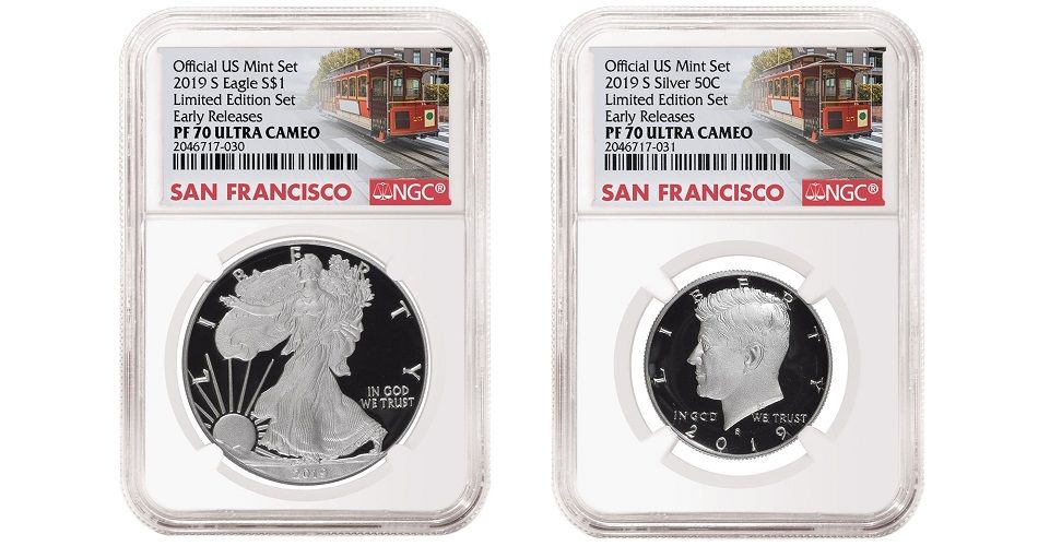 ANACoins's tweet image. NGC will offer special labels for #coins in the eight-coin, super-silver #proofset. Submissions must be received in the sealed U.S. Mint shipping box to be eligible for the set designation. via Coin Update buff.ly/2IDDQAL