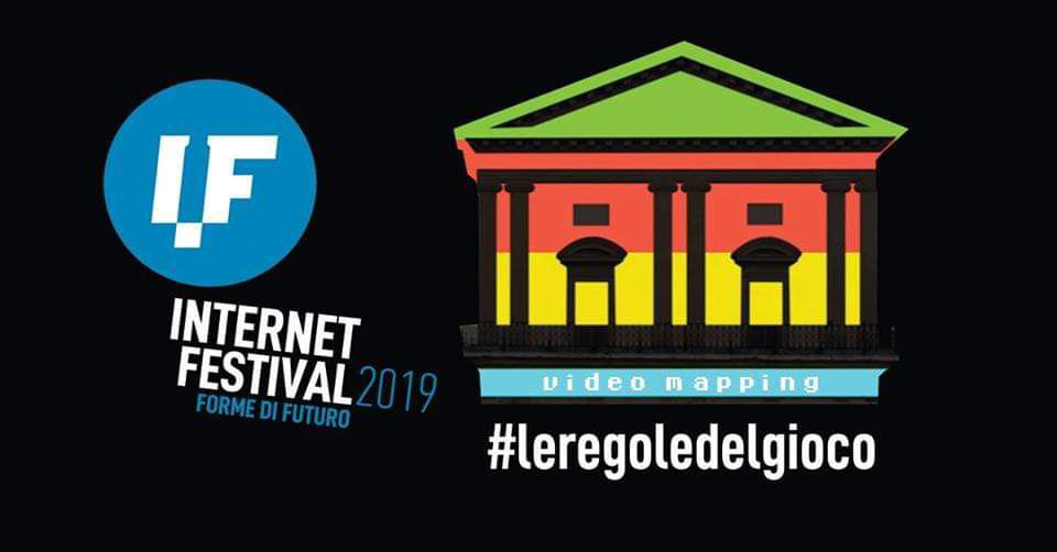Un video mapping a tema "ludico" sulla facciata dell'edificio storico Logge dei Banchi. 
Attraverso uno storytelling a 8bit, la proiezione mostrerà come i videogiochi ci hanno cambiato e ciò che ci hanno regalato. Questa sera a #IF2019 #leregoledelgioco #Declar