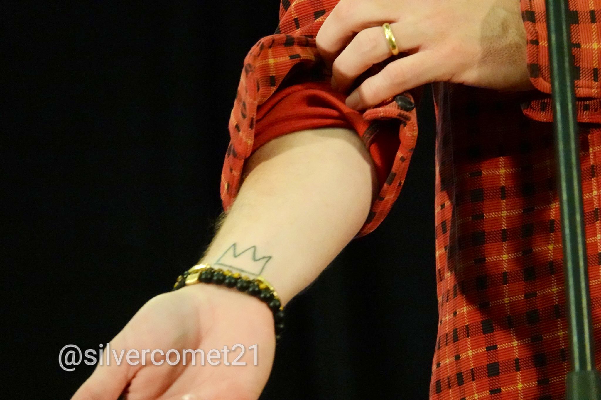 “the tattoo on jensen ackles’ wrist vs. the tattoo on jensen ackles’ hear.....