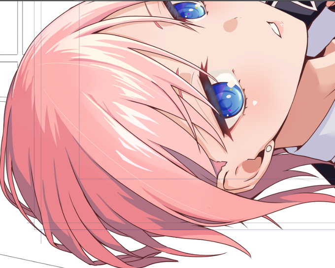 乙姫えび＠C102土曜東ル43aさんがTwitterに投稿した中野一花(五等分の花嫁)のイラスト。